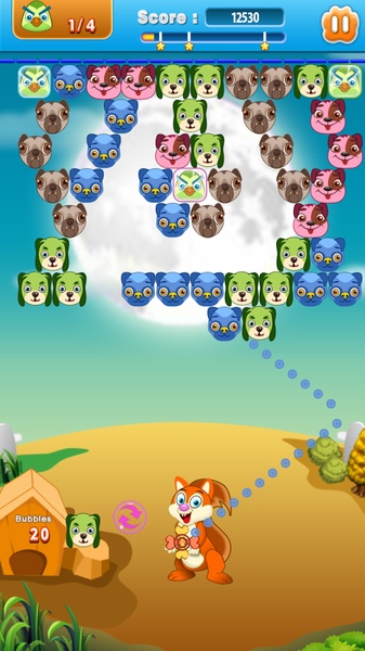 Cute Dogs Bubble Shooter - Preview 5