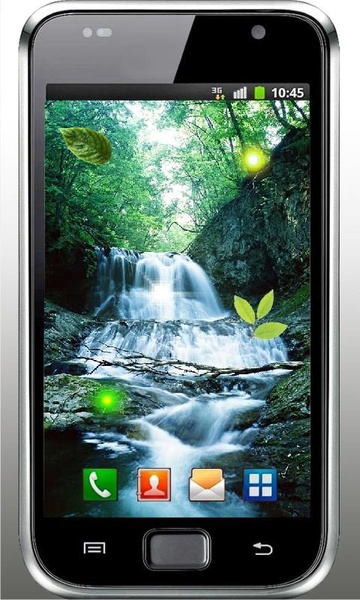 Waterfall Gold live wallpaper - Preview 2