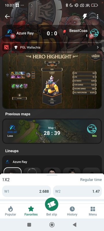 Betwinner Screenshot 9