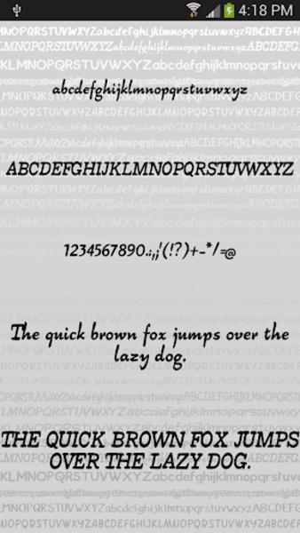 Handwritten Free Font Theme - Preview 4