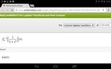 Widget Laplace Transforms MyALevelMathsTutor screenshot 2
