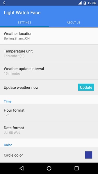 Light Watch Face - Preview 3