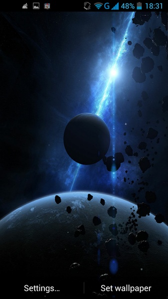 Asteroids Live Wallpaper - Preview 7