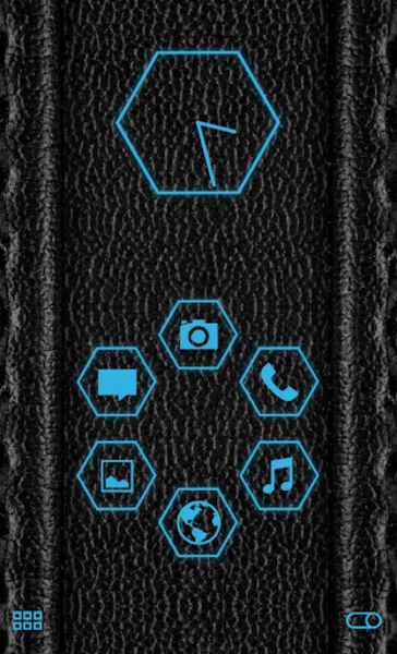 Stamped Holo Blue - Hexagon - Preview 2