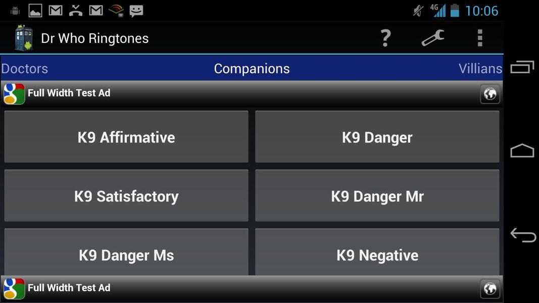 Dr Who Ringtones - Preview 3