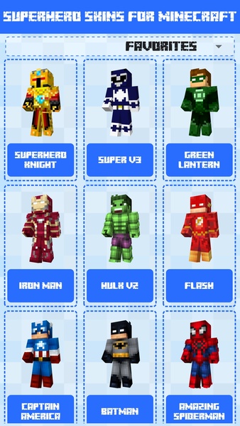 Superhero Skins for Minecraft - Preview 5