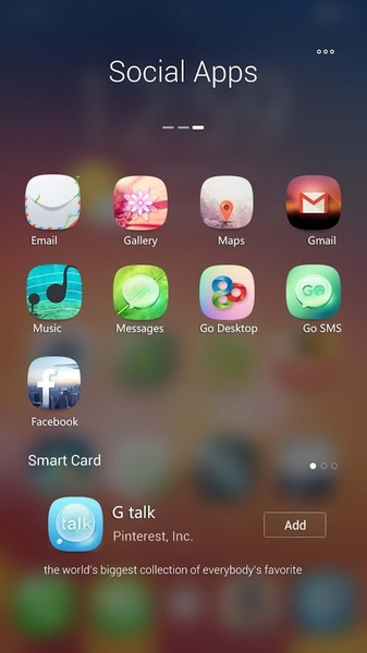 Fancy GOLauncher EX Theme - Preview 2