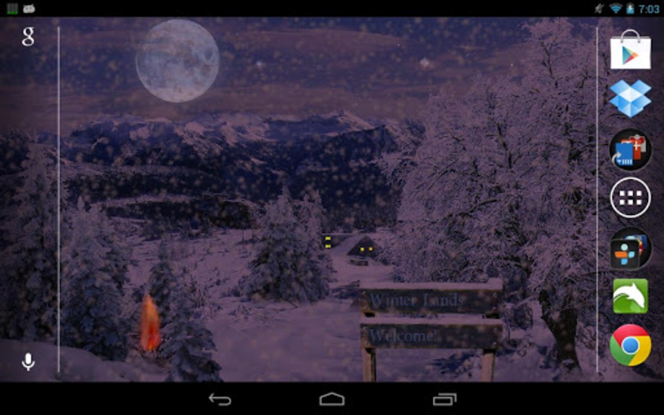 Winter Snow Live Wallpaper - Preview 6