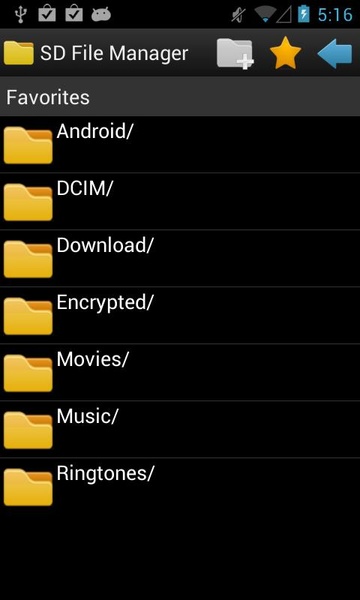 SD File Manager - Preview 1