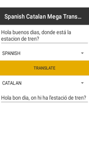 Spanish Catalan Mega Translator - Preview 4