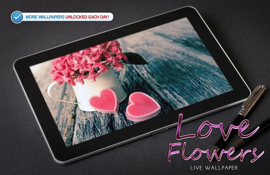 Love Flowers Live Wallpaper - Preview 2