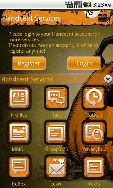 Handcent SMS Skin(Halloween2012) - Preview 2