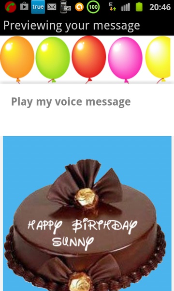 Birthday Voice Message - Preview 2