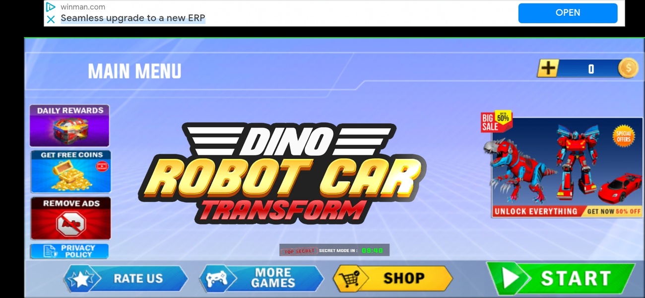 Flying Dino Transform Robot: Dinosaur Robot Games - Preview 17