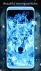 Ice Fire Wolf Wallpaper screenshot 2