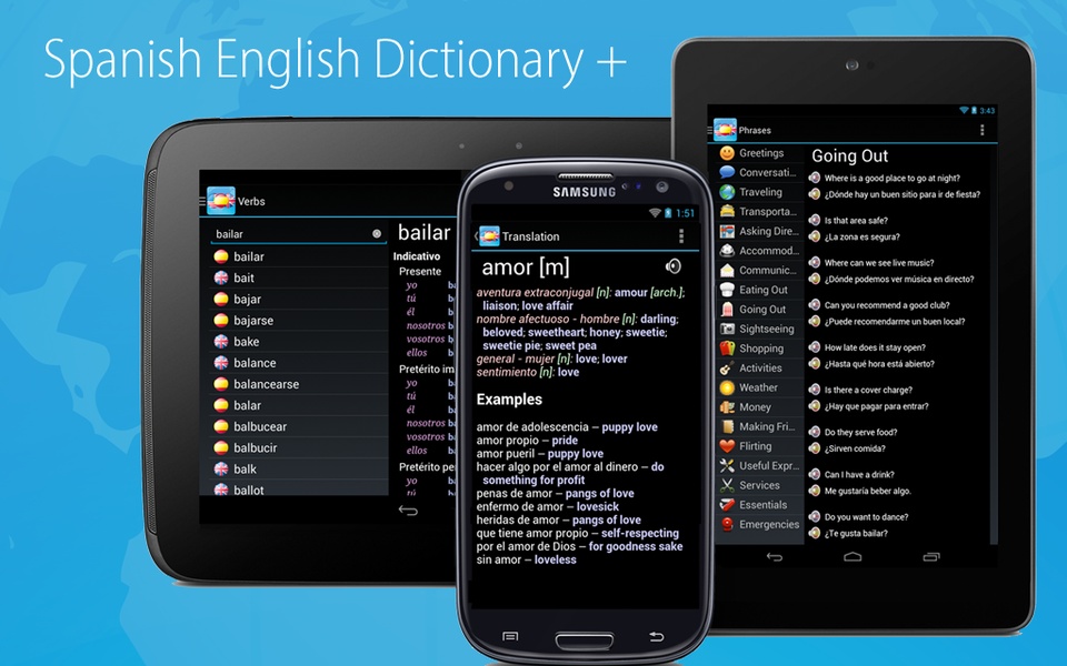 Spanish English Dictionary - Preview 12
