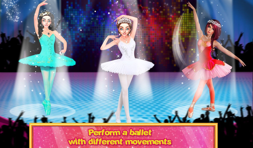 Beautiful Ballerina Girl Salon Stylish Dressup - Preview 4