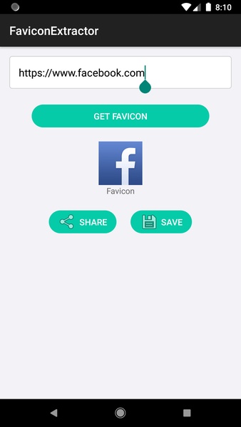 FaviconExtractor - Get favicon icon from web sites - Preview 1