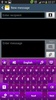 GO Keyboard Purple Light Theme screenshot 9