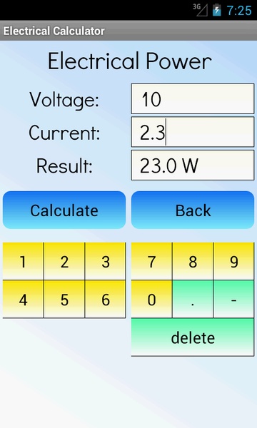Electrical Calculator - Preview 3
