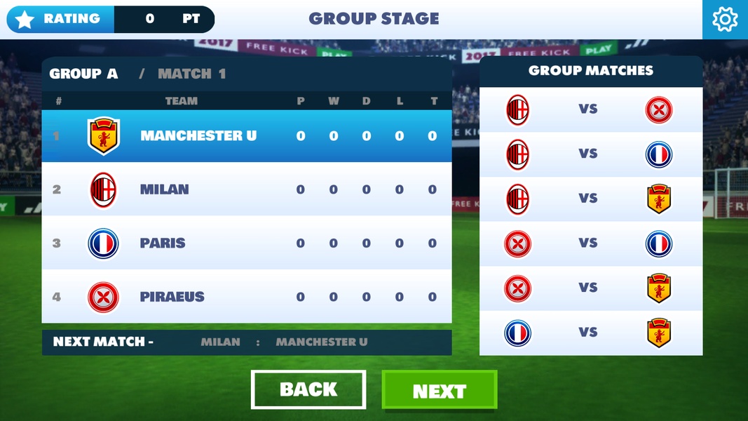 Champions Free Kick League 17 - Preview 10