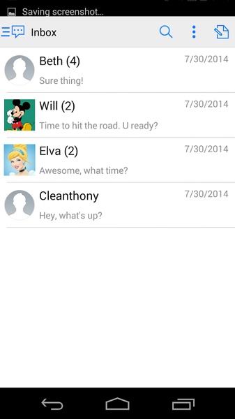 Handcent 6 Skin iOS7 - Preview 8