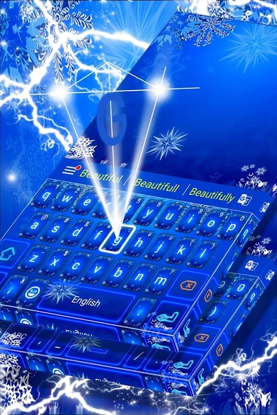 Christmas HD GO Keyboard theme - Preview 6