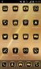 Neon Gold Theme GO Launcher screenshot 8