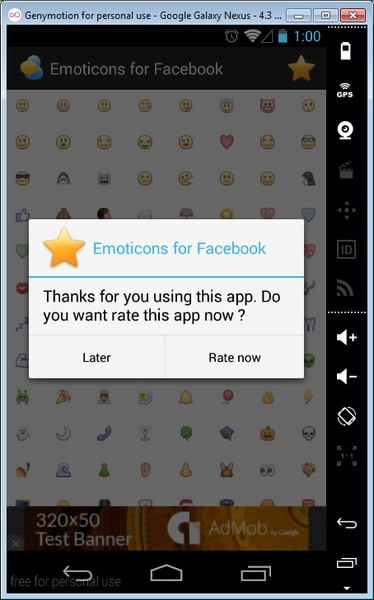 Emoticons for Facebook - Preview 1