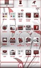 Red and White Go Launcher screenshot 4