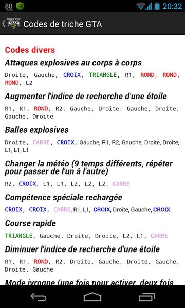Codes de triche GTA - Preview 8