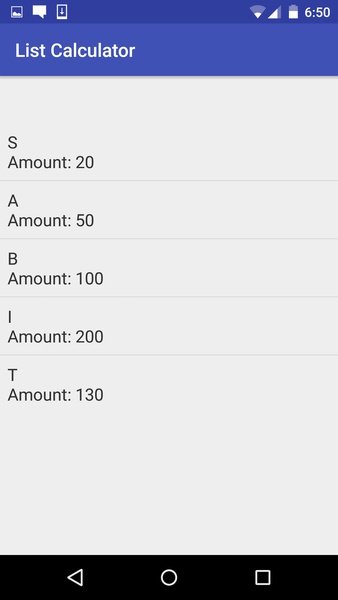 List Calculator - Preview 3