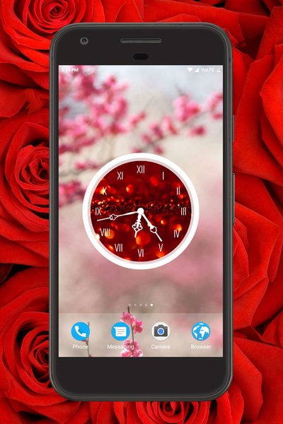 Red Clock Live Wallpaper - Preview 3