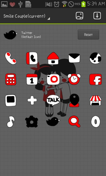 Smile Couple Go Launcher EX - Preview 1