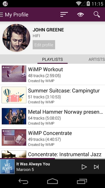 WiMP - Preview 4
