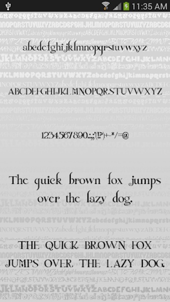 Style Free Font Theme - Preview 3