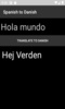 Spanish to Danish Translator screenshot 4