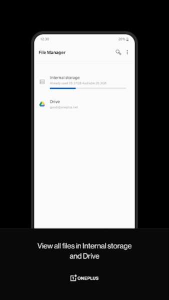 OnePlus File manager - Preview 3