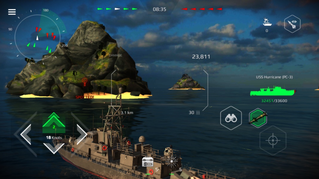 Jogo de Navio Para Celular MODERN WARSHIPS: Batalha naval on-line Android  ios Gameplay 