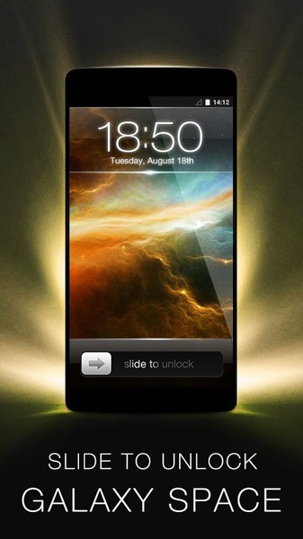 Slide to Unlock - Galaxy Theme - Preview 1