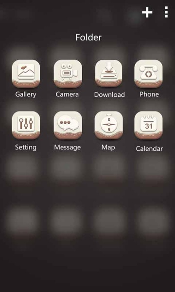 Higan GOLauncher EX Theme - Preview 2