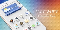 Pure White GO Launcher Theme screenshot 1