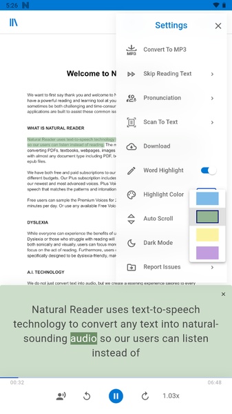 NaturalReader - Preview 5