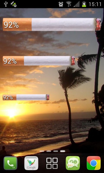 Cigarette Battery Widget - Preview 7