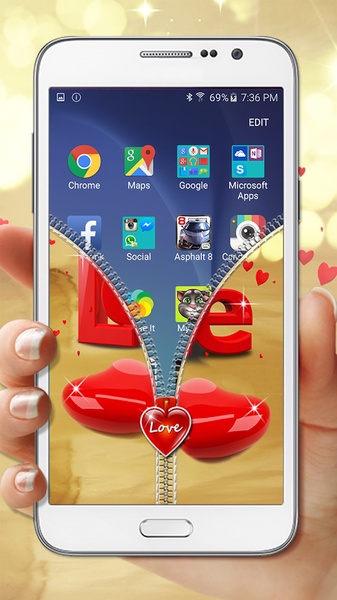 Heart Zipper Lock - Preview 1