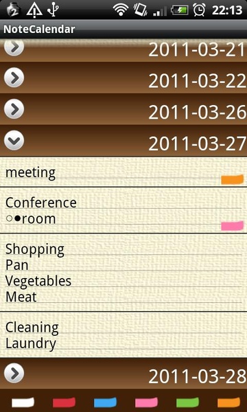 NoteCalendar Free - Preview 2