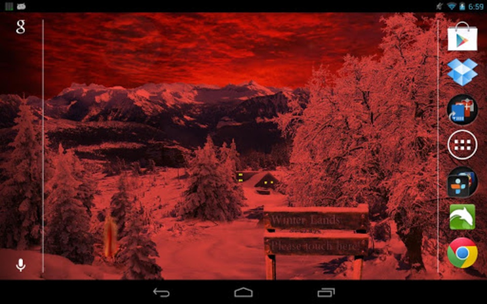 Winter Snow Live Wallpaper - Preview 3