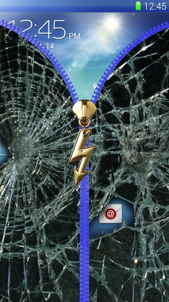 Broken Glass Lock Screen - Preview 3