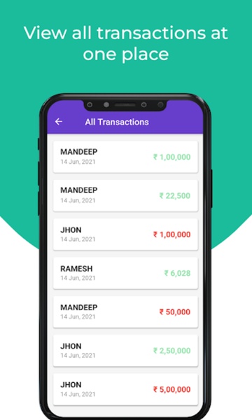 Byaj Book - Loan Account Book, Len Den Ledger - Preview 6