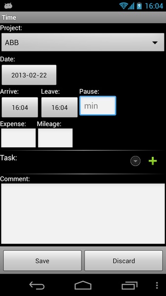 Timesheet - Preview 4